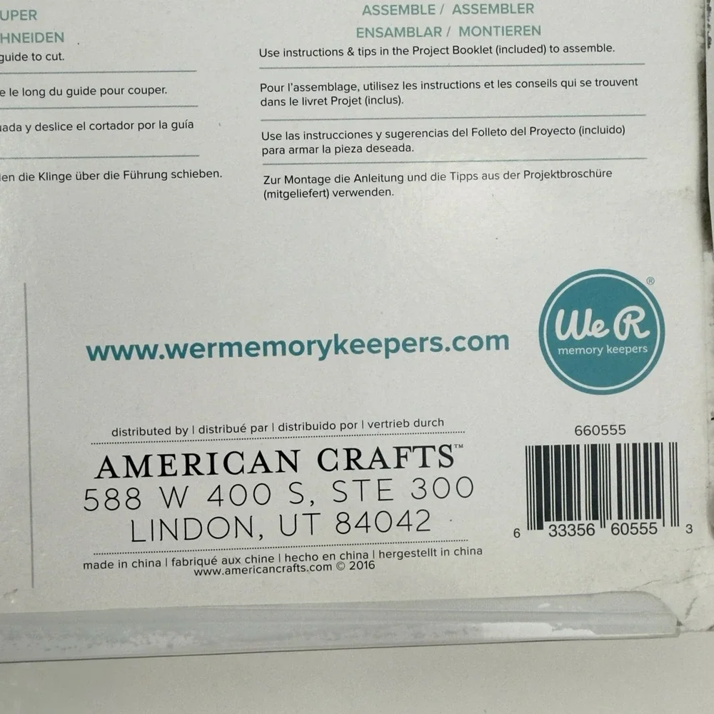 We R Memory Keepers DIY Party Punch Board 660555 Paper Crafts New